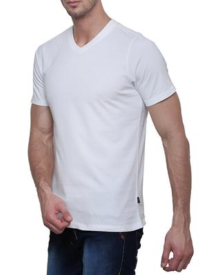 white cotton tshirt - 11615757 - Standard Image - 2