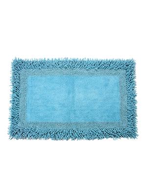 homefurry blue furry style cotton bath mat - 11639579 - Standard Image - 2