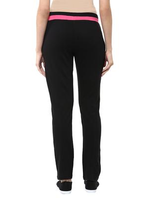 black cotton track pants - 11656153 - Standard Image - 3