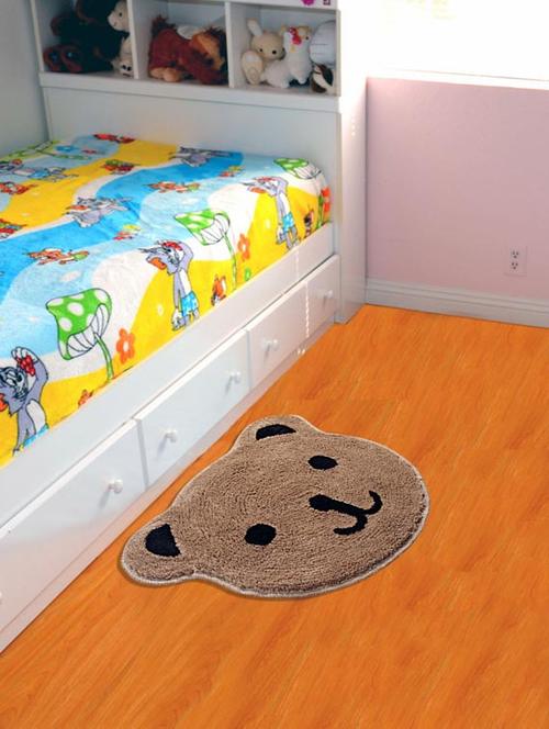brown polyester bath mat - 11656306 - Standard Image - 1