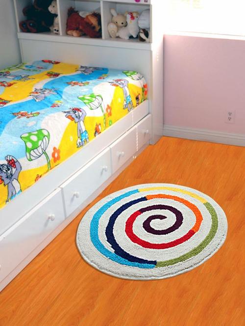 multi colored polyester bath mat - 11656308 - Standard Image - 1