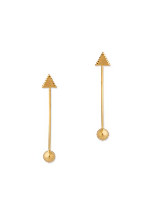 gold metal other earring - 11657464 - Very Small Image - 1