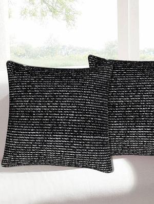 saral home premium quality textured fabric made cushion cover set of 2pc -40x40 cm - 11665412 - Standard Image - 2