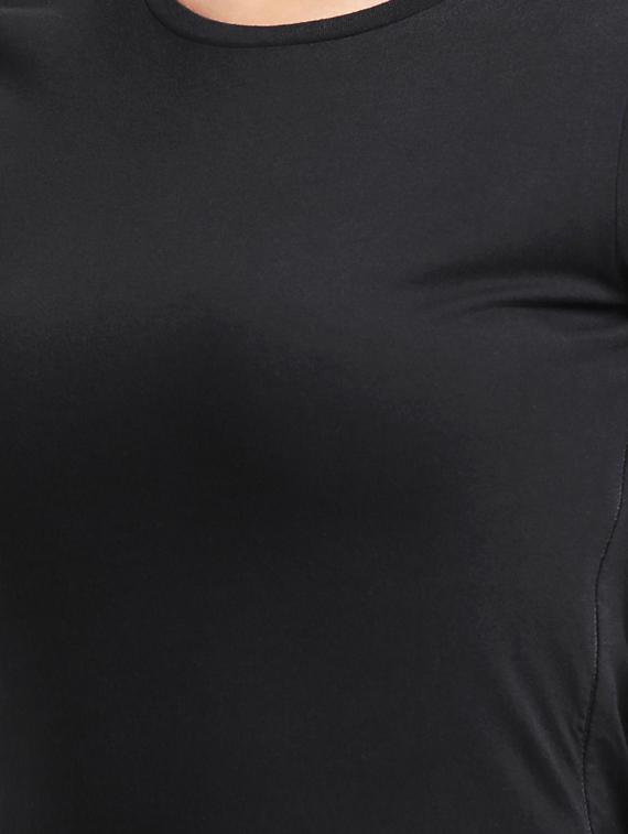 round neck solid sheath dress - 11667977 - Zoom Image - 5