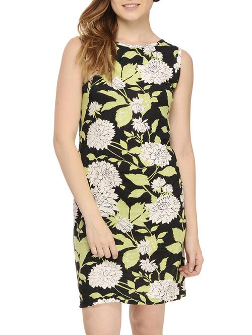 round neck floral sheath dress - 11667982 - Standard Image - 1