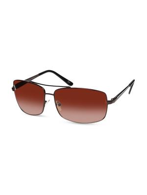 black square frame brown sunglasses - 1166869 - Standard Image - 2