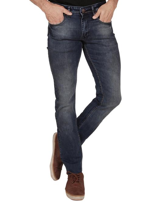 dark blue denim washed jeans - 11668719 - Standard Image - 1