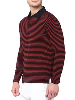 red cotton blend cotton blend t-shirt - 11668784 - Standard Image - 2