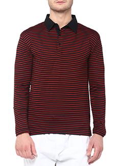 red cotton blend cotton blend t-shirt - 11668784 - Zoom Image - 1