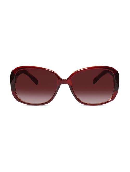 brown square sunglasses with gold detail - 1166898 - Standard Image - 1