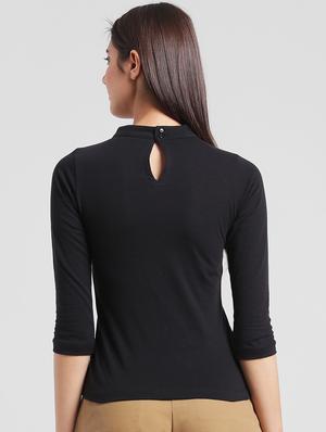 choker neck solid top - 11669033 - Standard Image - 3