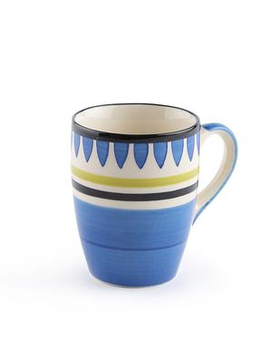 blue handpainted large coffee mugs - set of 4 - 11669331 - Standard Image - 5