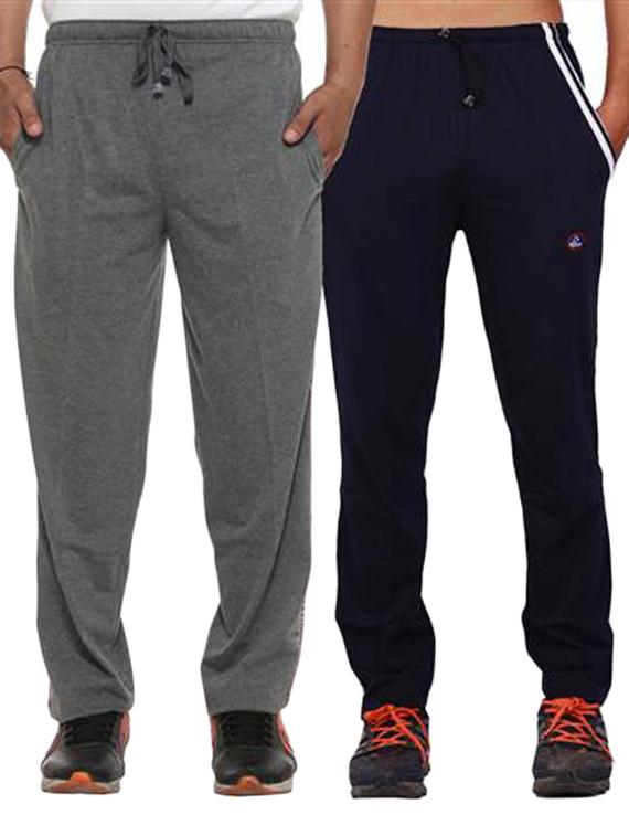 multi colored cotton ankle length track pant - 11677911 - Zoom Image - 1
