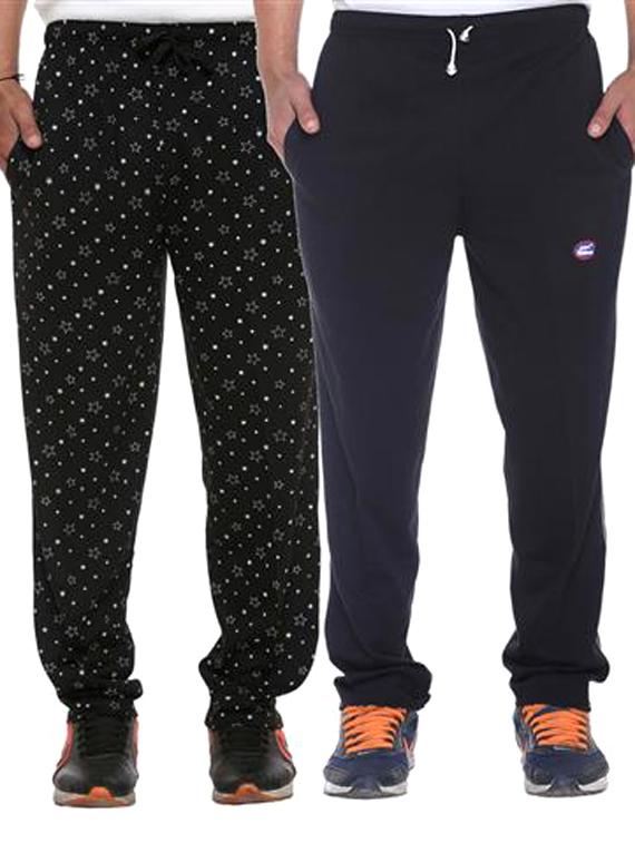 multi colored cotton ankle length track pant - 11677926 - Zoom Image - 1