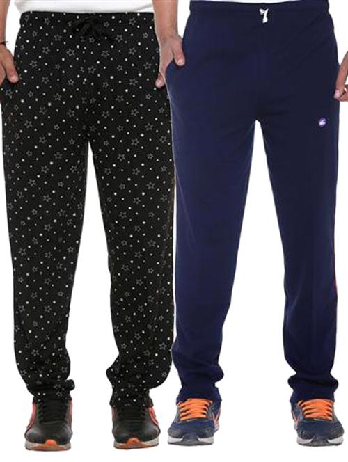 multi colored cotton ankle length track pant - 11677928 - Standard Image - 1