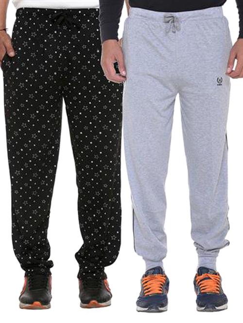 multi colored cotton ankle length track pant - 11677937 - Standard Image - 1