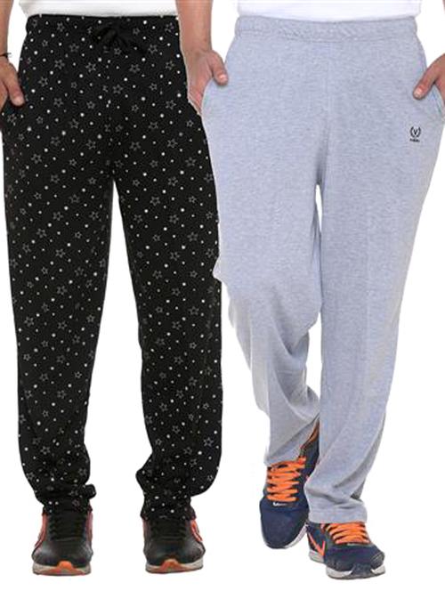 multi colored cotton ankle length track pant - 11677944 - Standard Image - 1