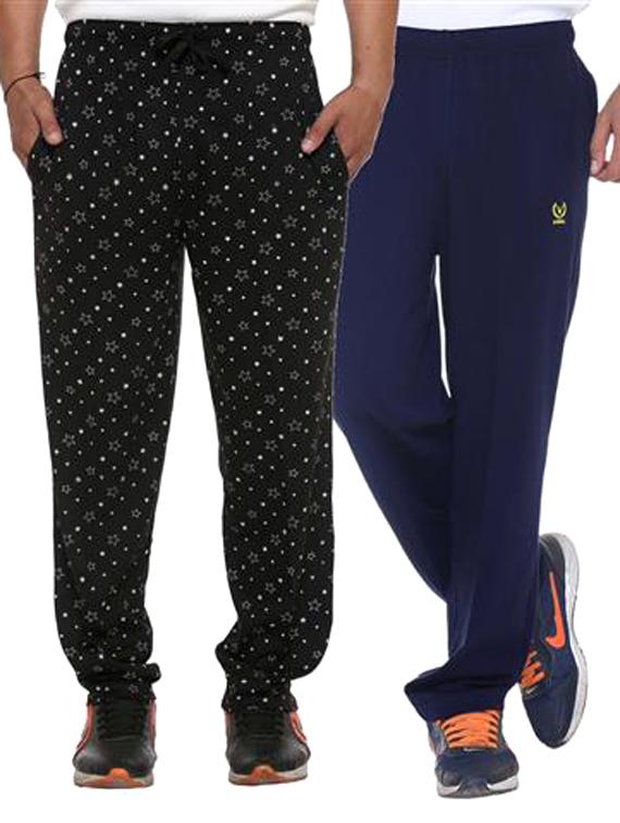 multi colored cotton ankle length track pant - 11677945 - Zoom Image - 1