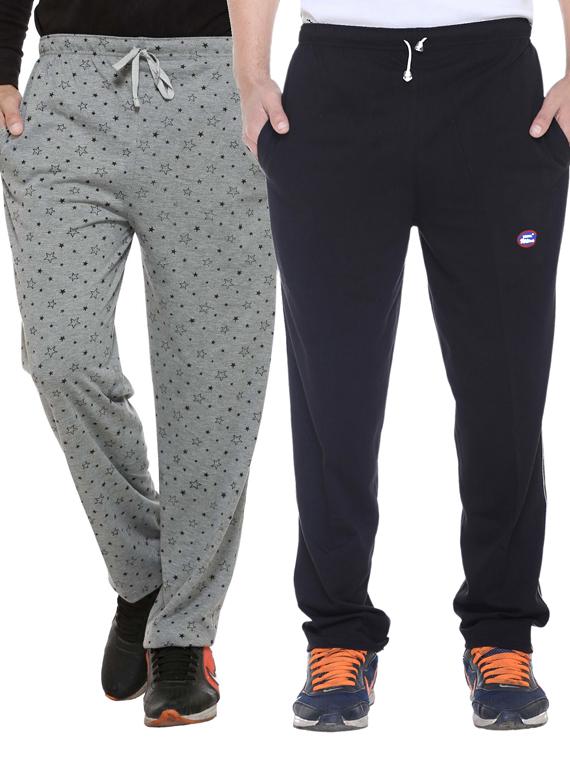 multi colored cotton ankle length track pant - 11677947 - Zoom Image - 1