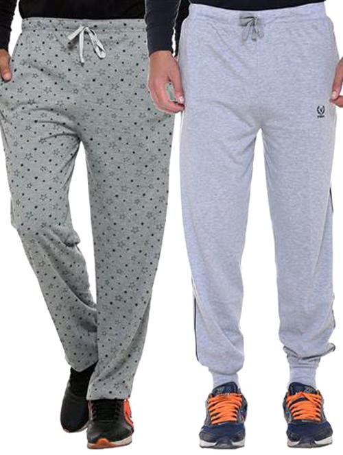 multi colored cotton ankle length track pant - 11677958 - Standard Image - 1