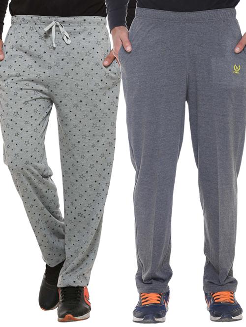 multi colored cotton ankle length track pant - 11677963 - Standard Image - 1