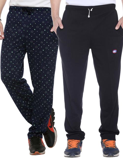 multi colored cotton ankle length track pant - 11677968 - Standard Image - 1