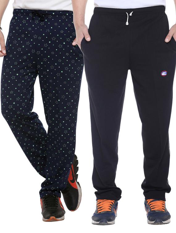 multi colored cotton ankle length track pant - 11677968 - Zoom Image - 1