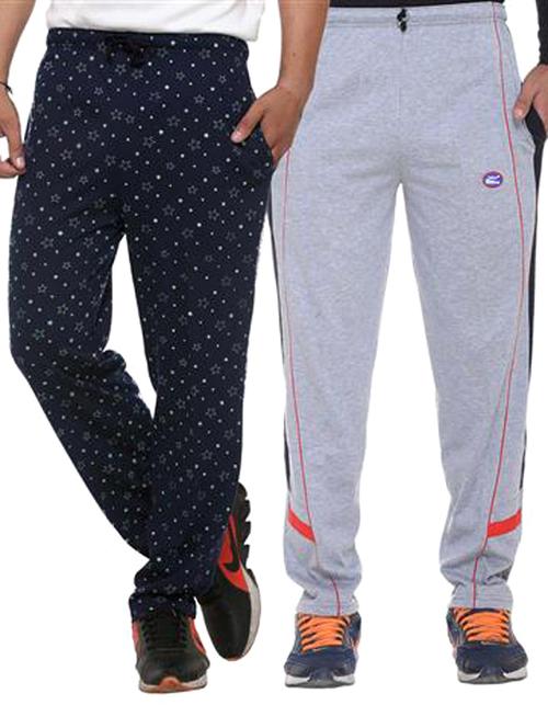multi colored cotton ankle length track pant - 11677976 - Standard Image - 1
