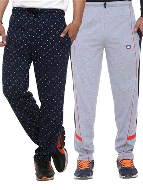multi colored cotton ankle length track pant - 11677976 - Zoom Image - 1