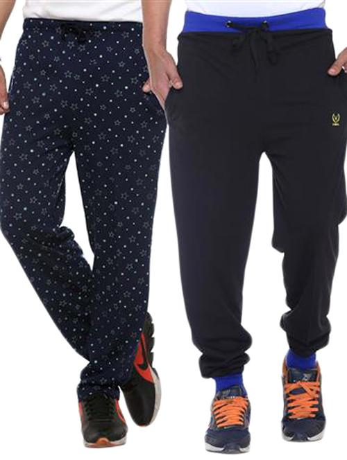 multi colored cotton ankle length track pant - 11677982 - Standard Image - 1