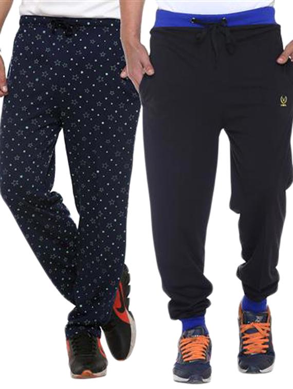 multi colored cotton ankle length track pant - 11677982 - Zoom Image - 1