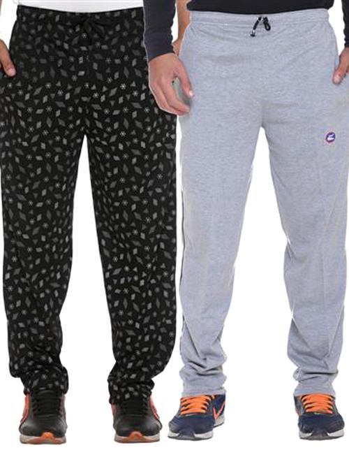 multi colored cotton ankle length track pant - 11677990 - Standard Image - 1
