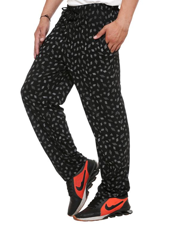 multi colored cotton ankle length track pant - 11677993 - Zoom Image - 3