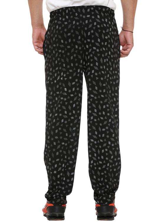 multi colored cotton ankle length track pant - 11677993 - Zoom Image - 4