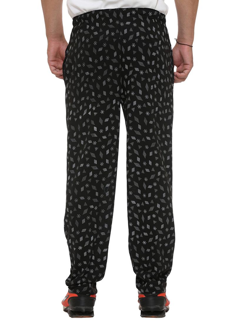 multi colored cotton ankle length track pant - 11677995 - Zoom Image - 4