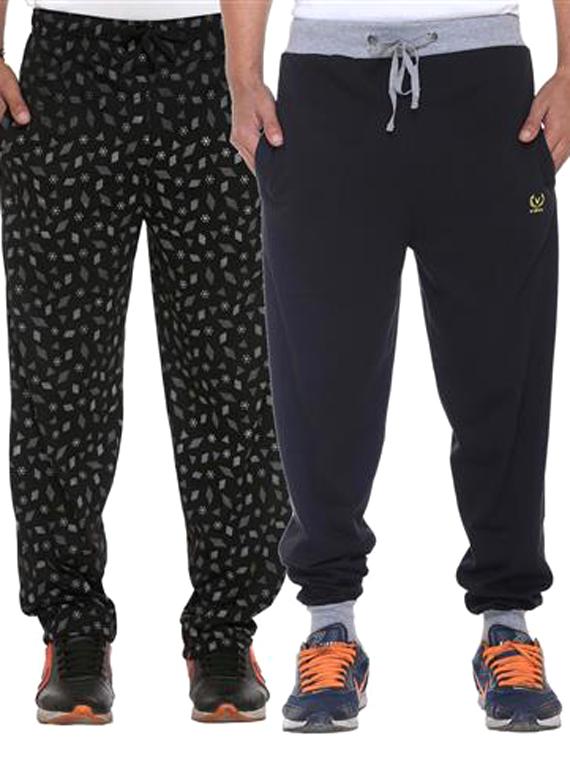 multi colored cotton ankle length track pant - 11678002 - Zoom Image - 1