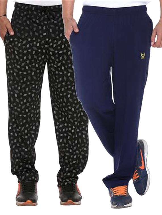 multi colored cotton ankle length track pant - 11678008 - Zoom Image - 1