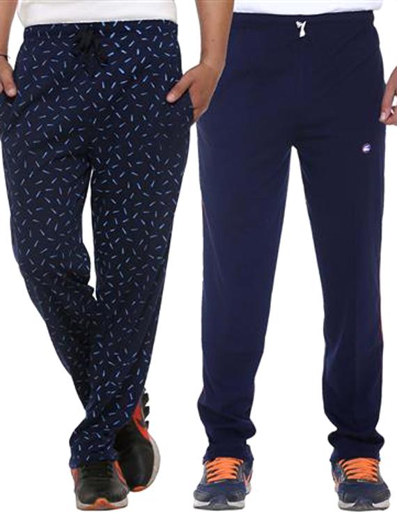 multi colored cotton ankle length track pant - 11678012 - Zoom Image - 1
