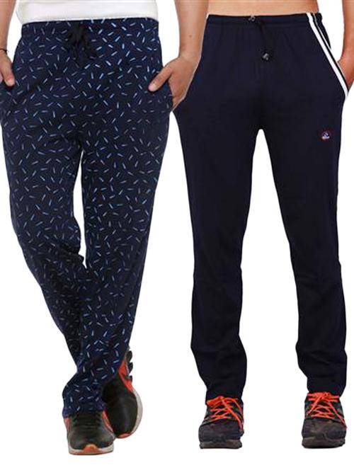 multi colored cotton ankle length track pant - 11678016 - Standard Image - 1