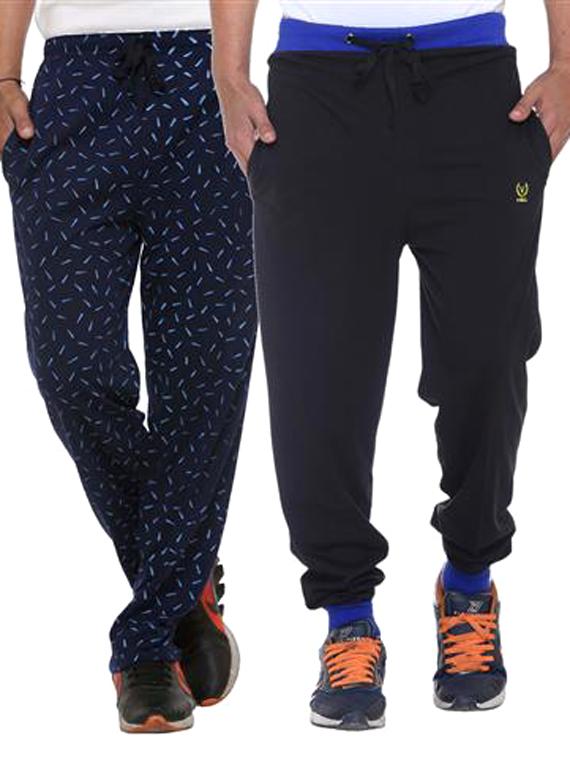 multi colored cotton ankle length track pant - 11678022 - Zoom Image - 1