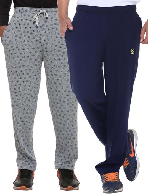 multi colored cotton ankle length track pant - 11678048 - Standard Image - 1