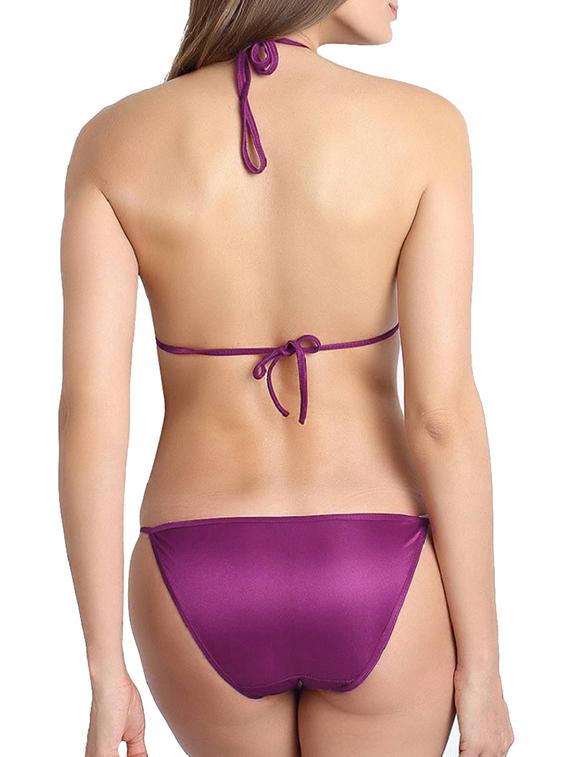 multi colored satin bras and panties set of 3 - 11684792 - Zoom Image - 7