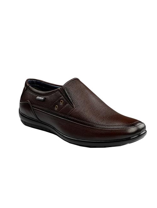 brown leather slip on - 11684906 - Standard Image - 1