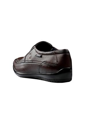 brown leather slip on - 11684906 - Standard Image - 3