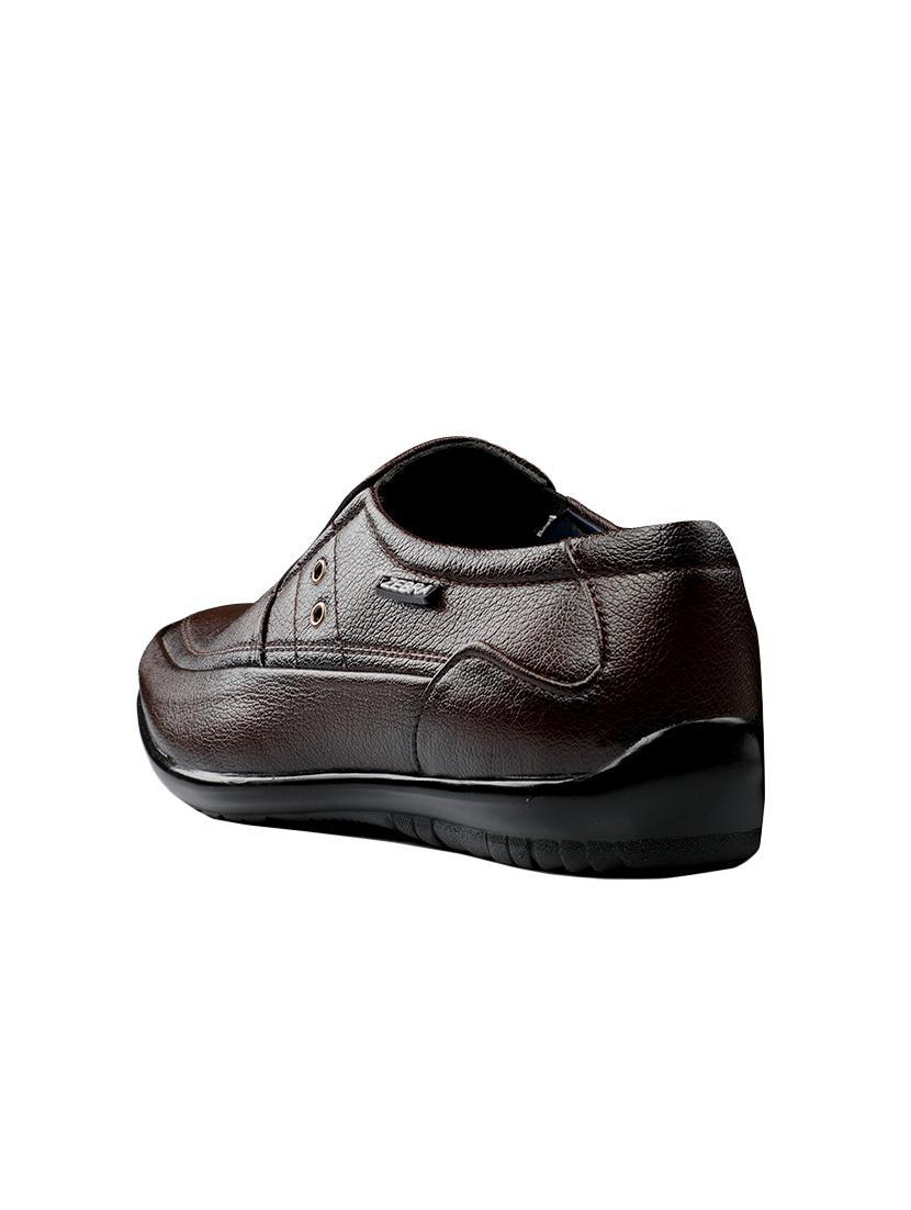 brown leather slip on - 11684906 - Zoom Image - 3