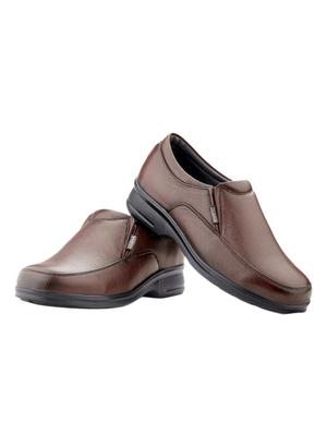 brown leather slip on - 11684934 - Standard Image - 3