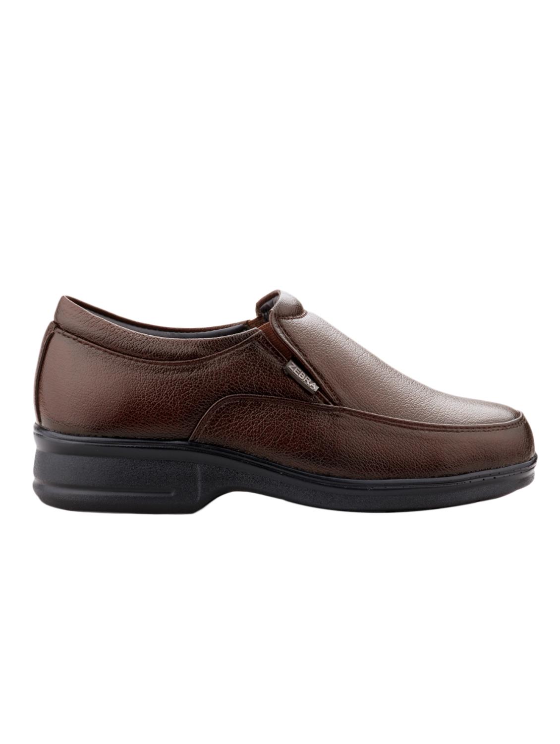 brown leather slip on - 11684934 - Zoom Image - 2