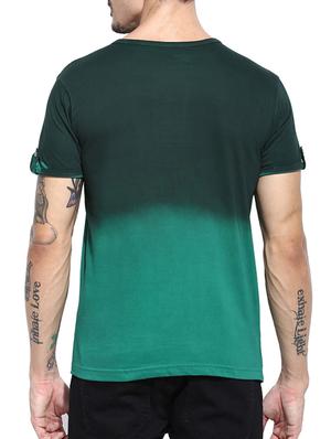 green cotton ombre t-shirt - 11685114 - Standard Image - 3