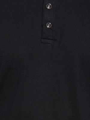 black cotton asymmetric t-shirt - 11685121 - Standard Image - 4