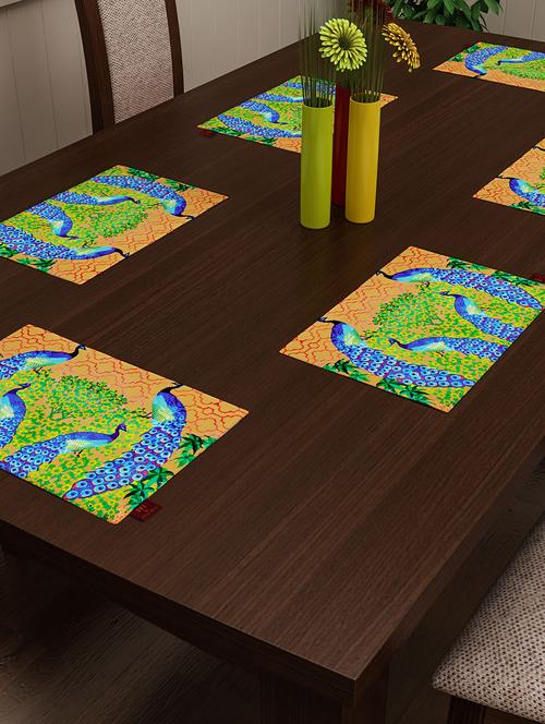 set of 2 multicolored cotton placemat - 11696482 - Standard Image - 1